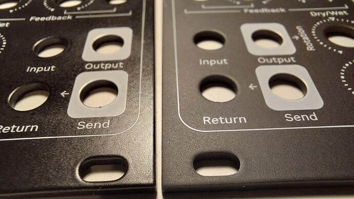 Close up frontpanels